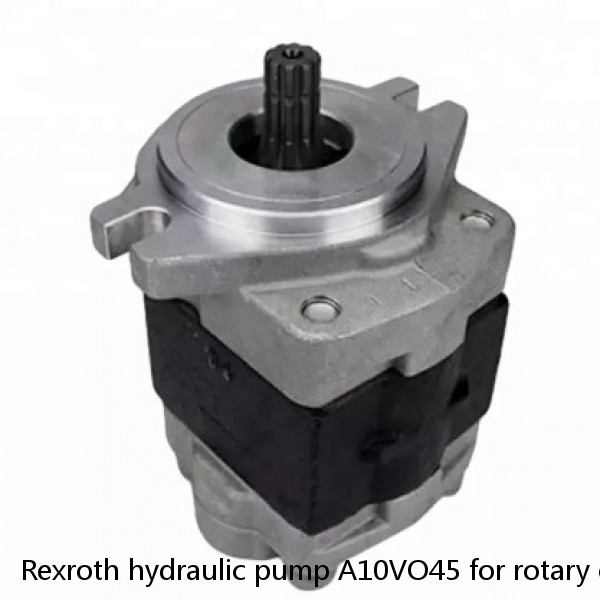 Rexroth hydraulic pump A10VO45 for rotary excavator auxiliary pump #1 image
